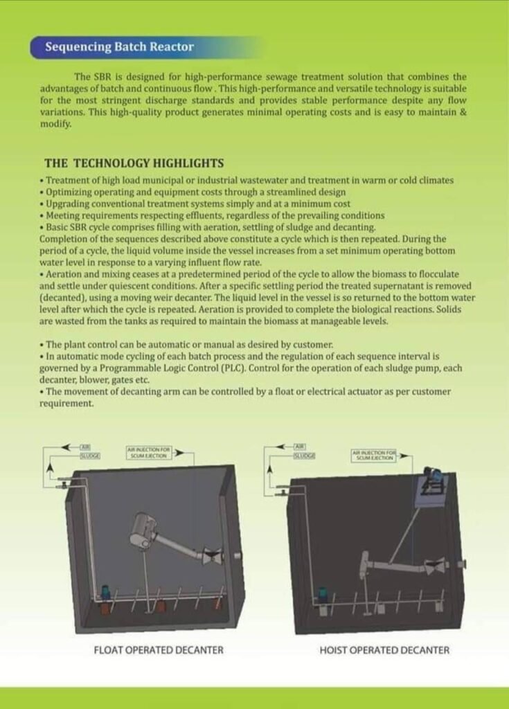 Sequencing Batch Reactor Manufacturer